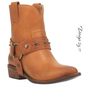 Dingo Silverada Leather Westerm Boots Sz 11
